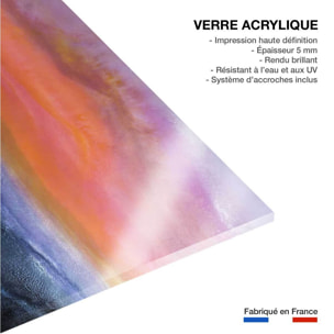 Tableau orange bleue Tableau plexiglas