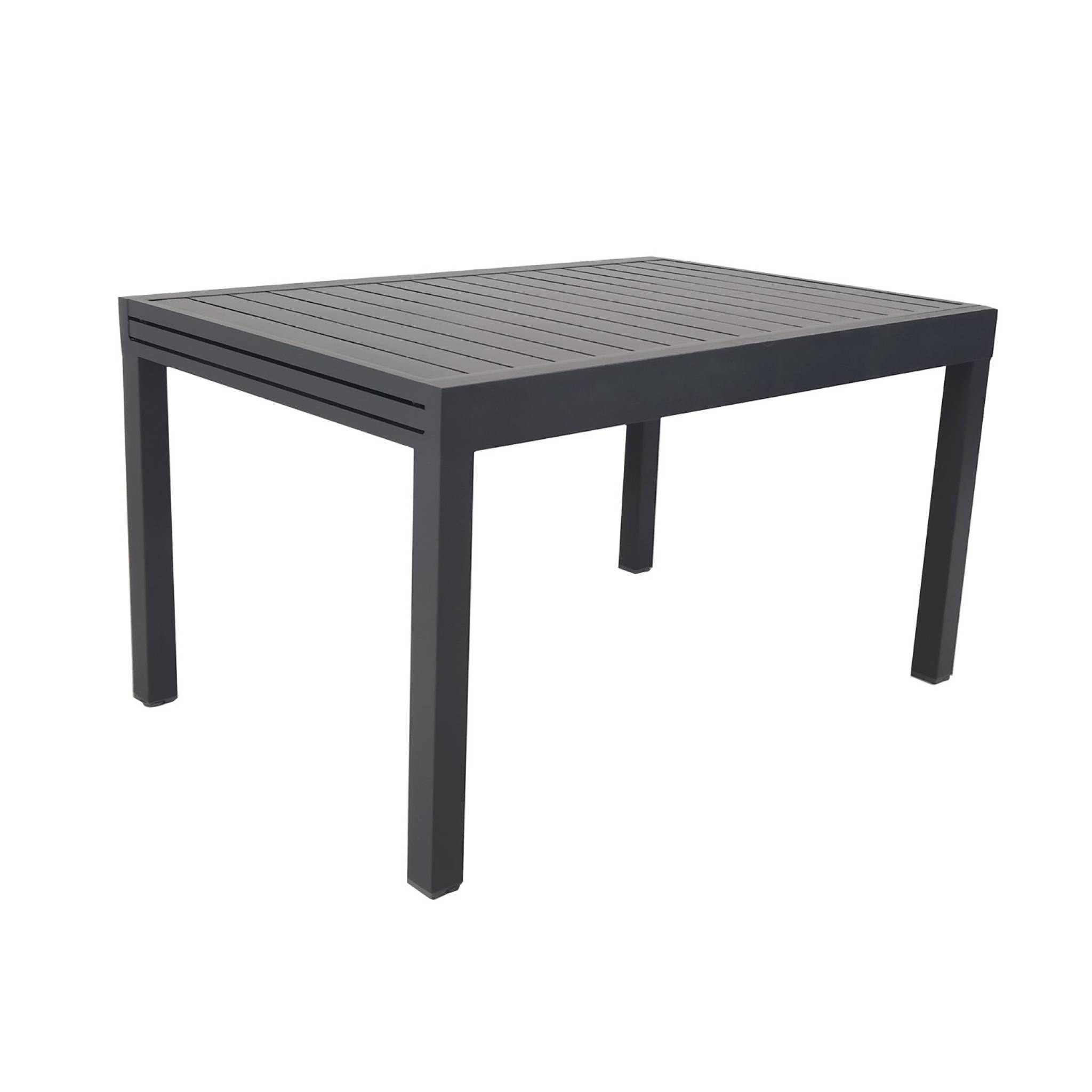 Table de jardin ELORA extensible aluminium anthracite. 8 places. 135 / 270 x 90 x 75 cm