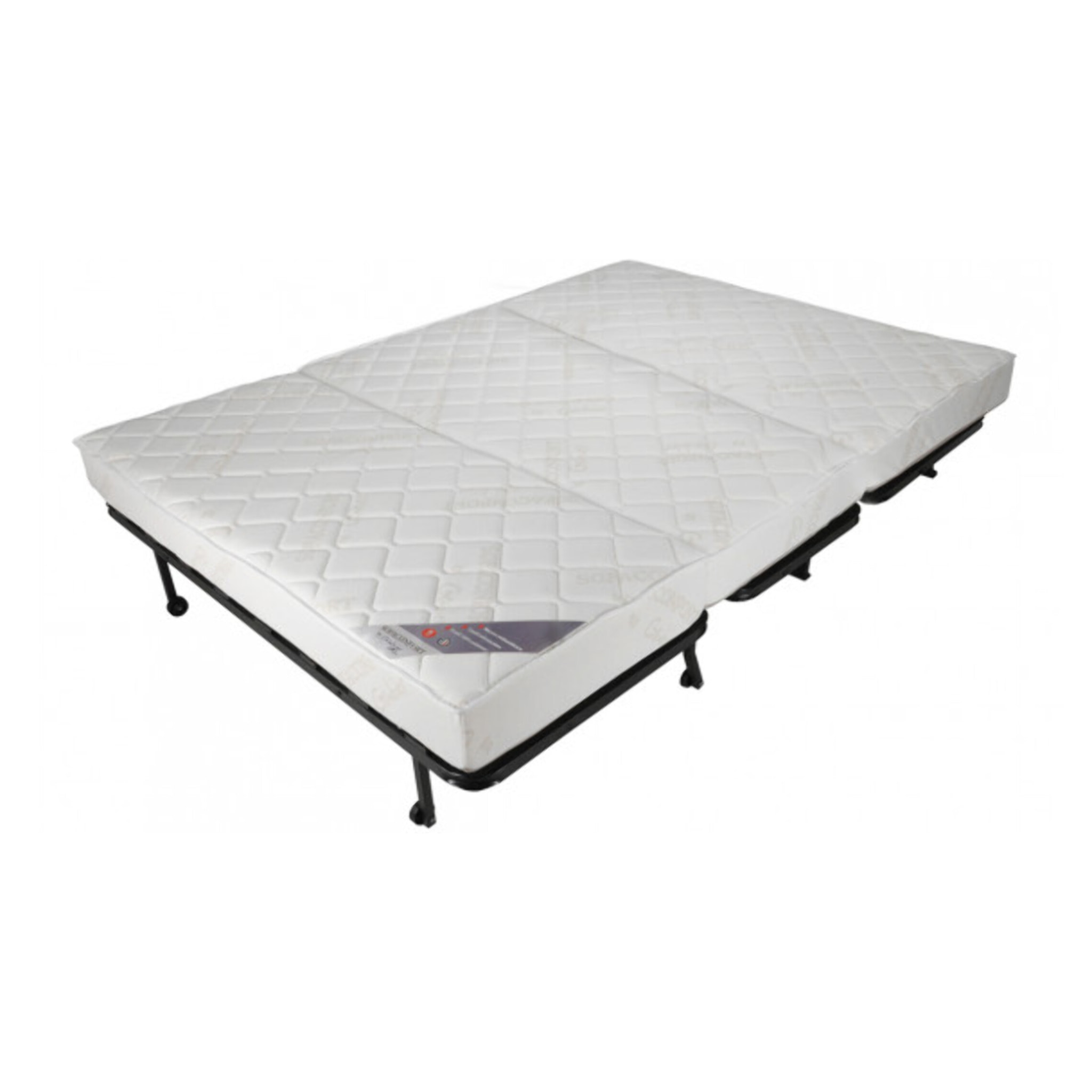 BZ banquette lit 140x200 cm avec housse et coussins - CACAO