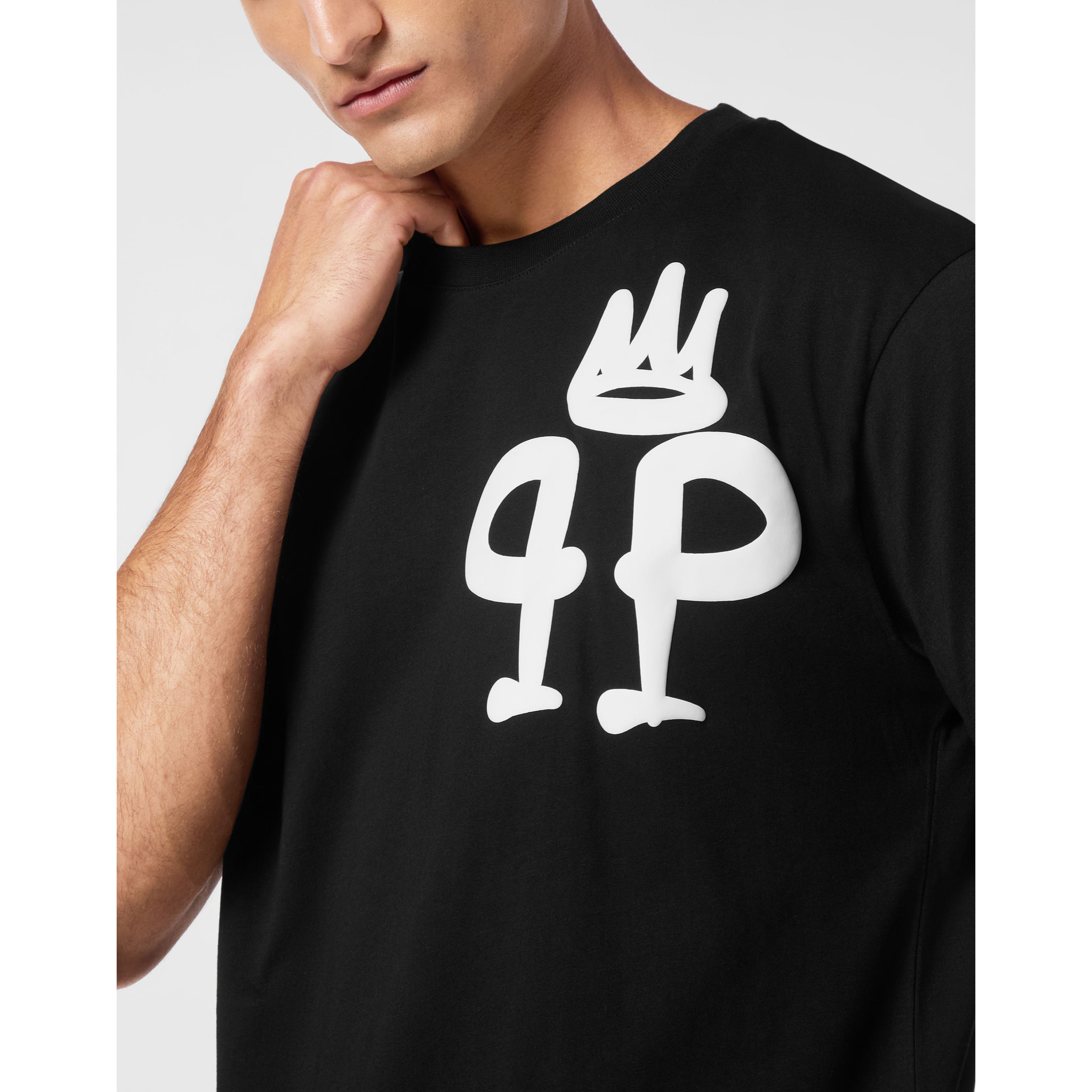 PHILIPP PLEIN T-Shirt Round Neck KING PLEIN