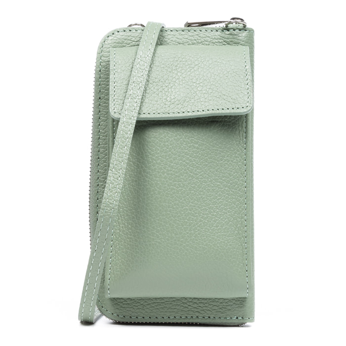 Carmina Cartera Mujer Mujer.Piel auténtica Dollaro