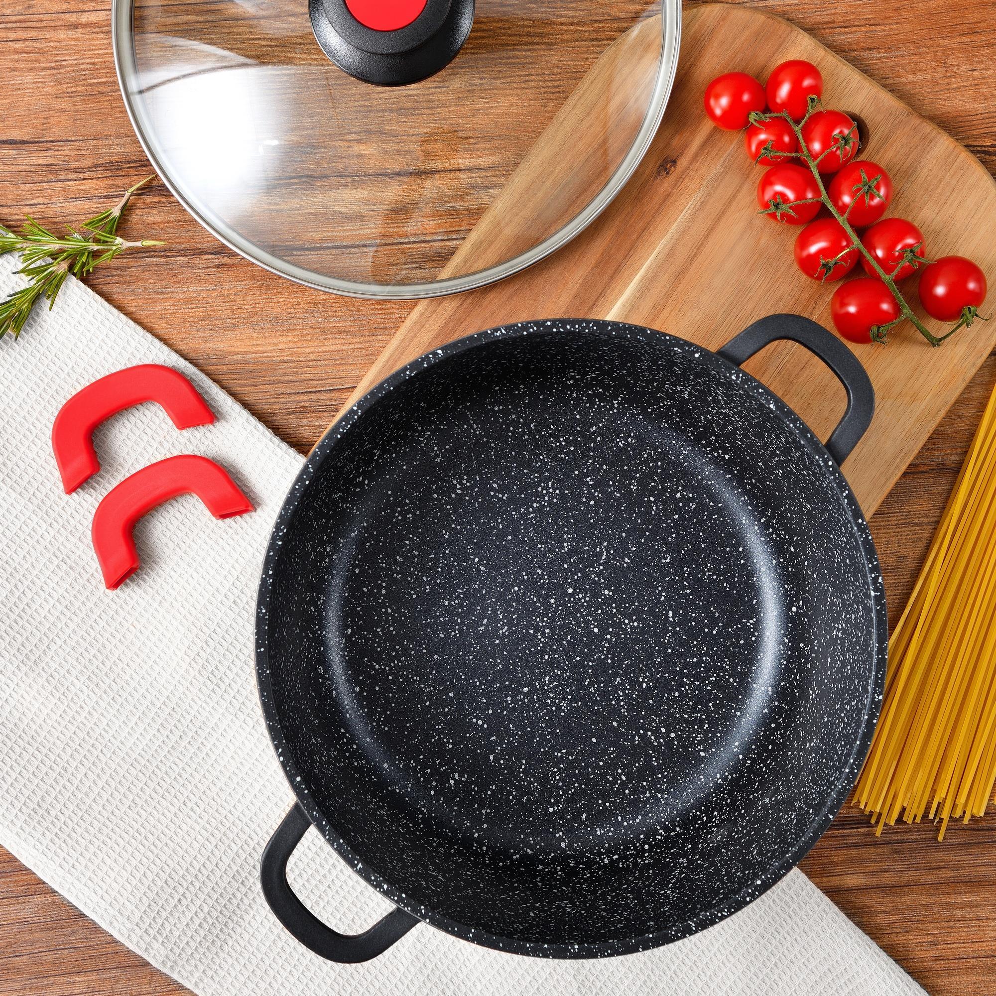 Cacerola Ø20x9cm con tapa en Aluminio fundido CHROMA Bergner