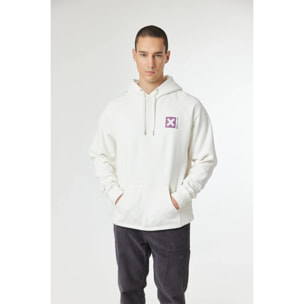SUDADERA CON CAPUCHA NATURE BLANCO ROTO