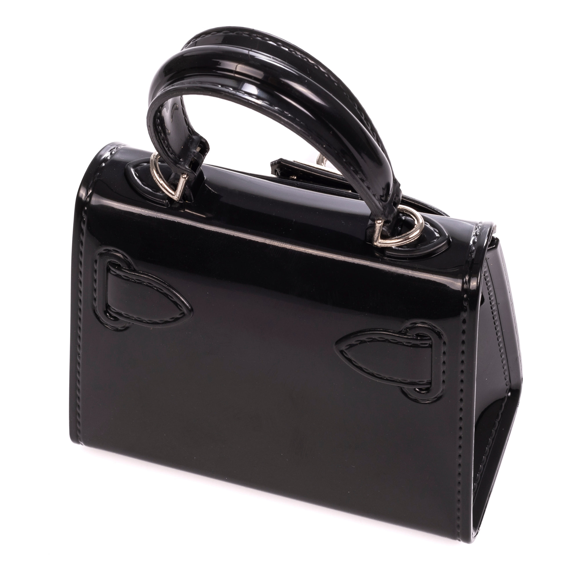 Villadeati bolso de mano mini Tote de pvc.