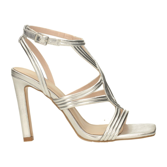 Sandali Donna Tata Italia Argentato