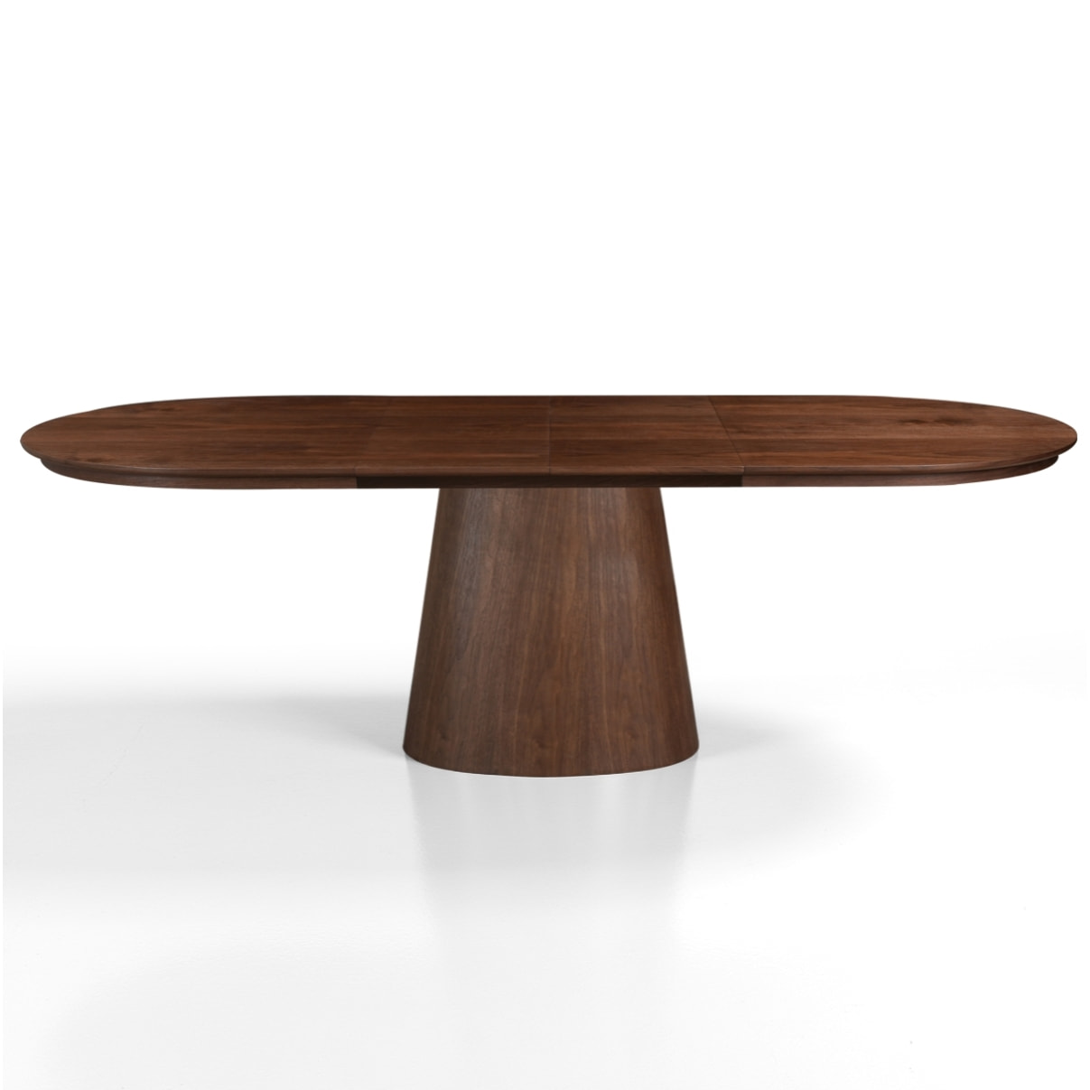 Table à manger extensible Tomasucci RAUMA, en MDF finition noyer, 160/200/240 × 100 × 75,5 cm