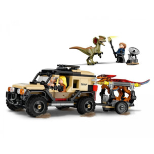 LEGO JURASSIC WORLD 76951 - TRASPORTO DEL PIRORAPTOR E DEL DILOFOSAURO