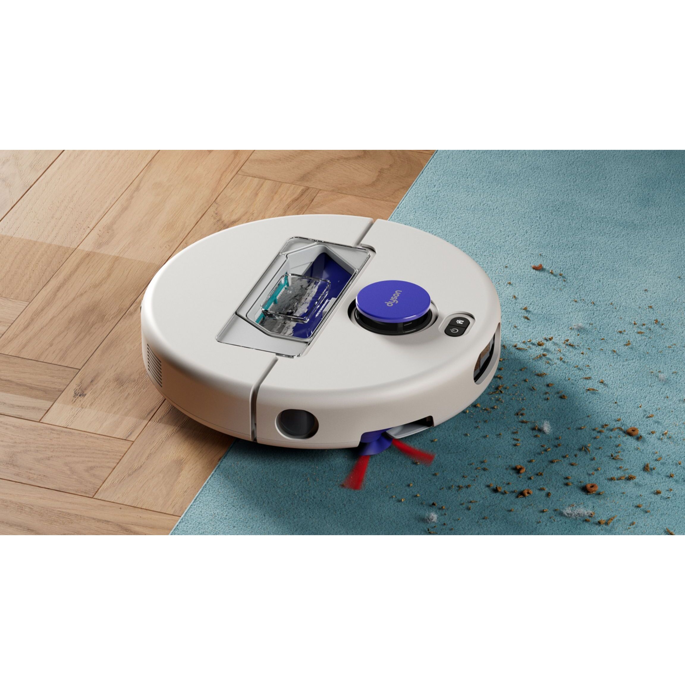 Aspirateur robot Dyson R1 Nurovi™ Dry (Gris clair/Bleu pervenche)