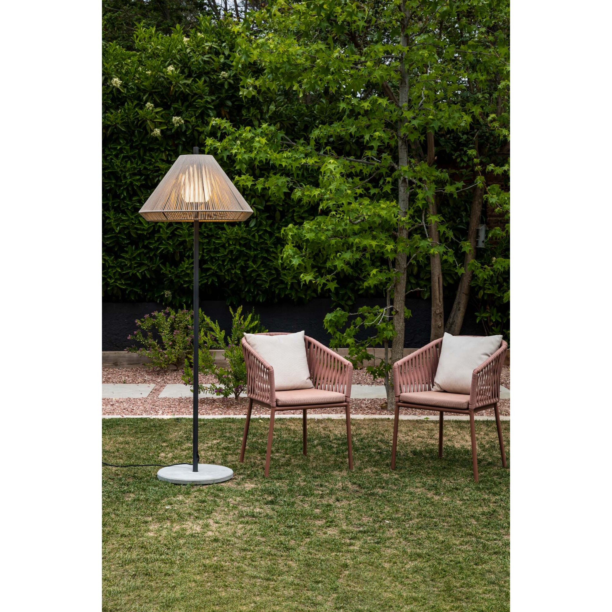 SAIGON OUT 1950 C70 Lampadaire gris/beige