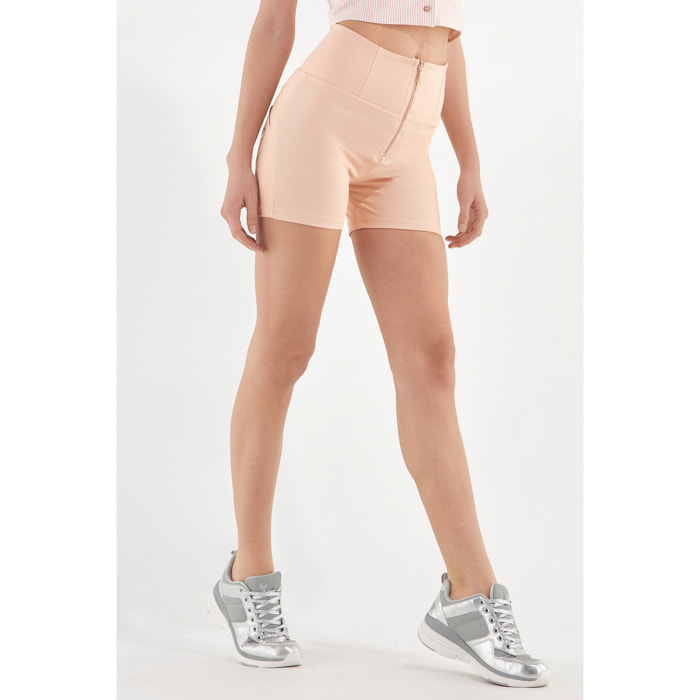 Shorts a vita alta WR.UP® modellanti in jersey drill