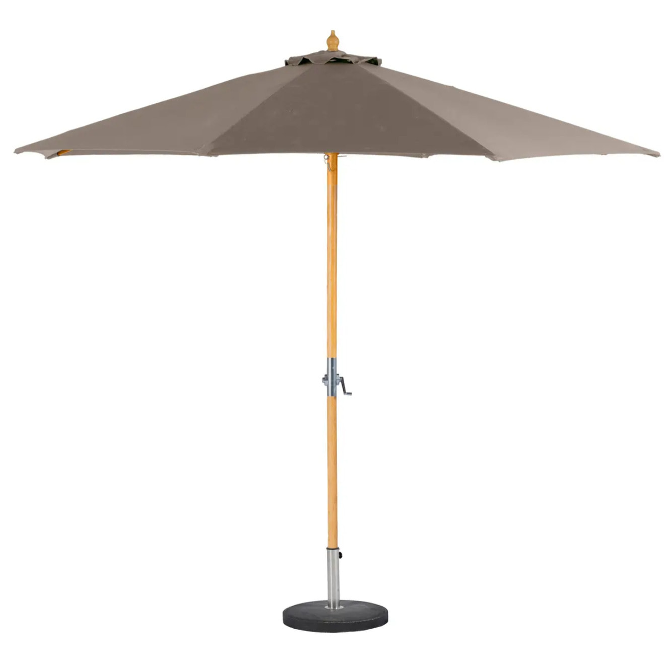 Parasol droit Tinaei Noisette