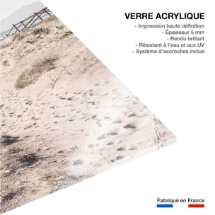 Tableau mer chemin de sable  Tableau plexiglas