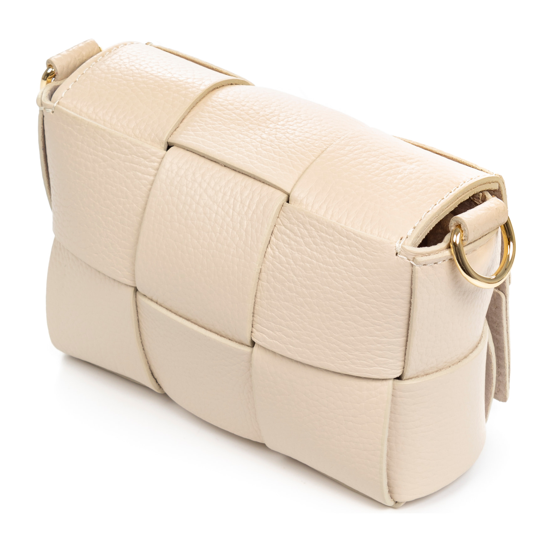 Arguello mini bolso bandolera mujer. Piel auténtica Dollaro entrelazado.