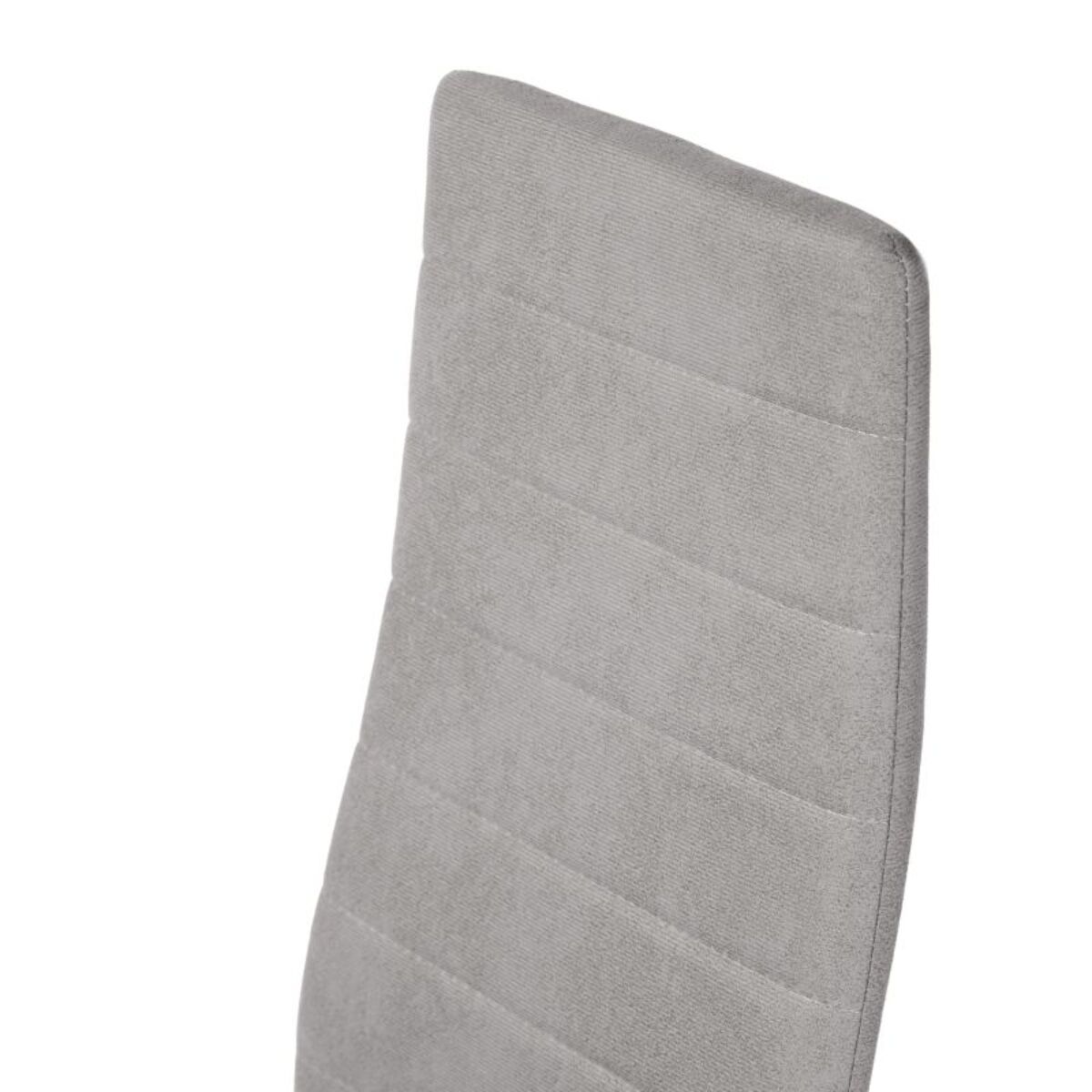 Pack 6 sillas de comedor Yuri Gris oscuro–Blanco