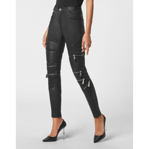 PHILIPP PLEIN Leather Trousers
