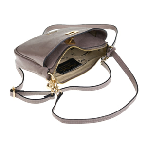 Borsa a spalla da donna Made in Italy - Modello Valoria - 100% pelle - 32.0 x 22.0 x 13.0 cm