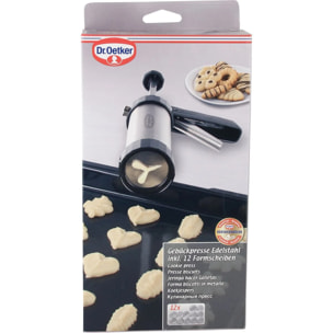 Presse-biscuit et 12 disques de motifs Dr.Oetker Baker Edition