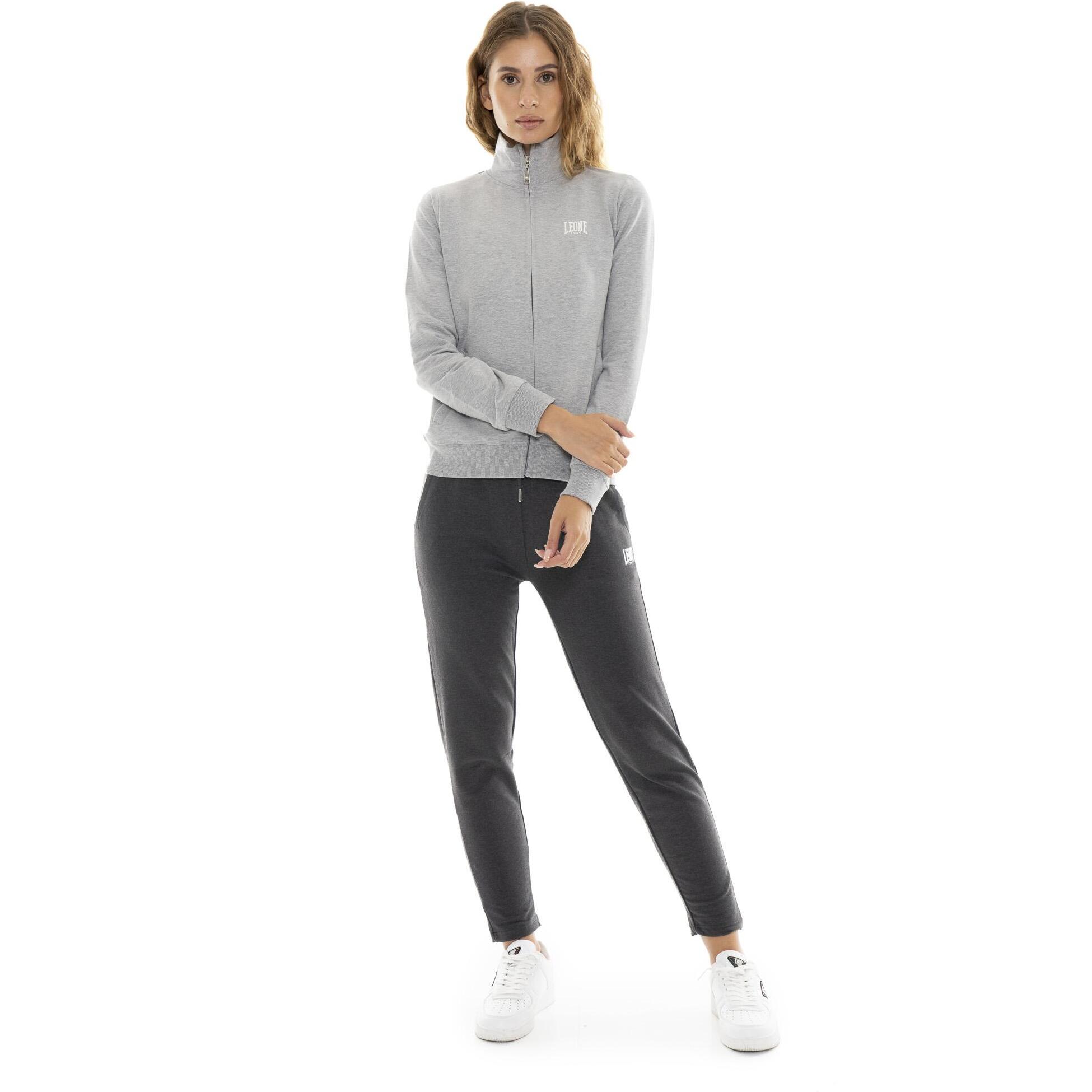 Tuta da donna invernale con colletto e zip "Silver"