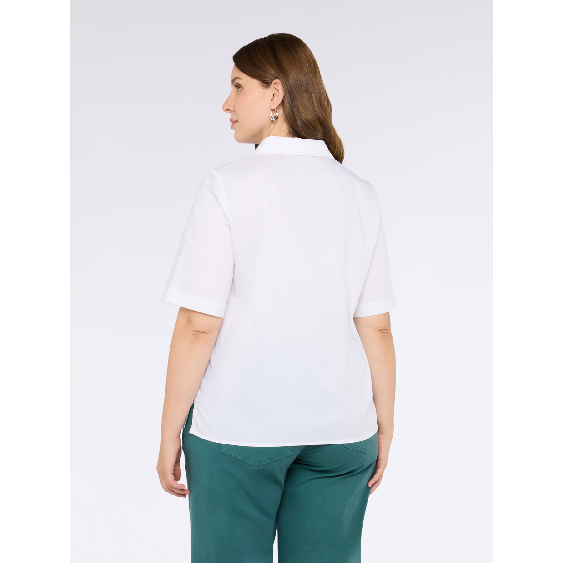 Fiorella Rubino - Camisa con aplicaciones luminosas - Blanco