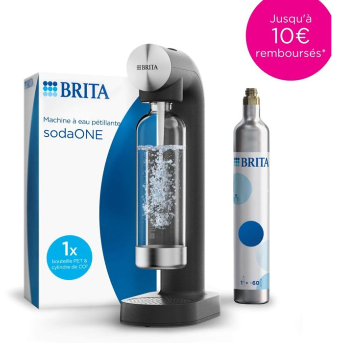 Machine à soda BRITA sodaone noire