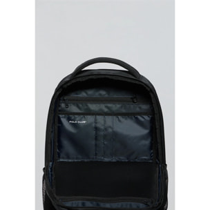 Mochila Harlem negra con detalles Polo Club