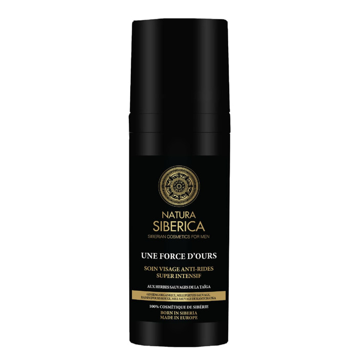 Une Force d'Ours - Soin Visage Anti-Ride Homme Super Intensif 50ml