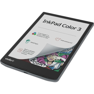 Liseuse eBook VIVLIO INKPAD COLOR 3 Bleu acier