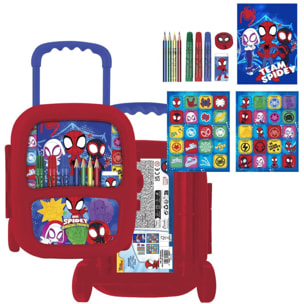 Set Papelería Coloreable Trolley Spidey