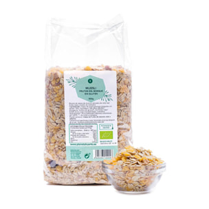 PLANETA HUERTO | Muesli Sin Gluten con Frutas del Bosque ECO Planeta Huerto 500 g - Muesli Ecológico Sin Gluten con Frutas del Bosque para Desayunos Nutritivos y Sabrosos