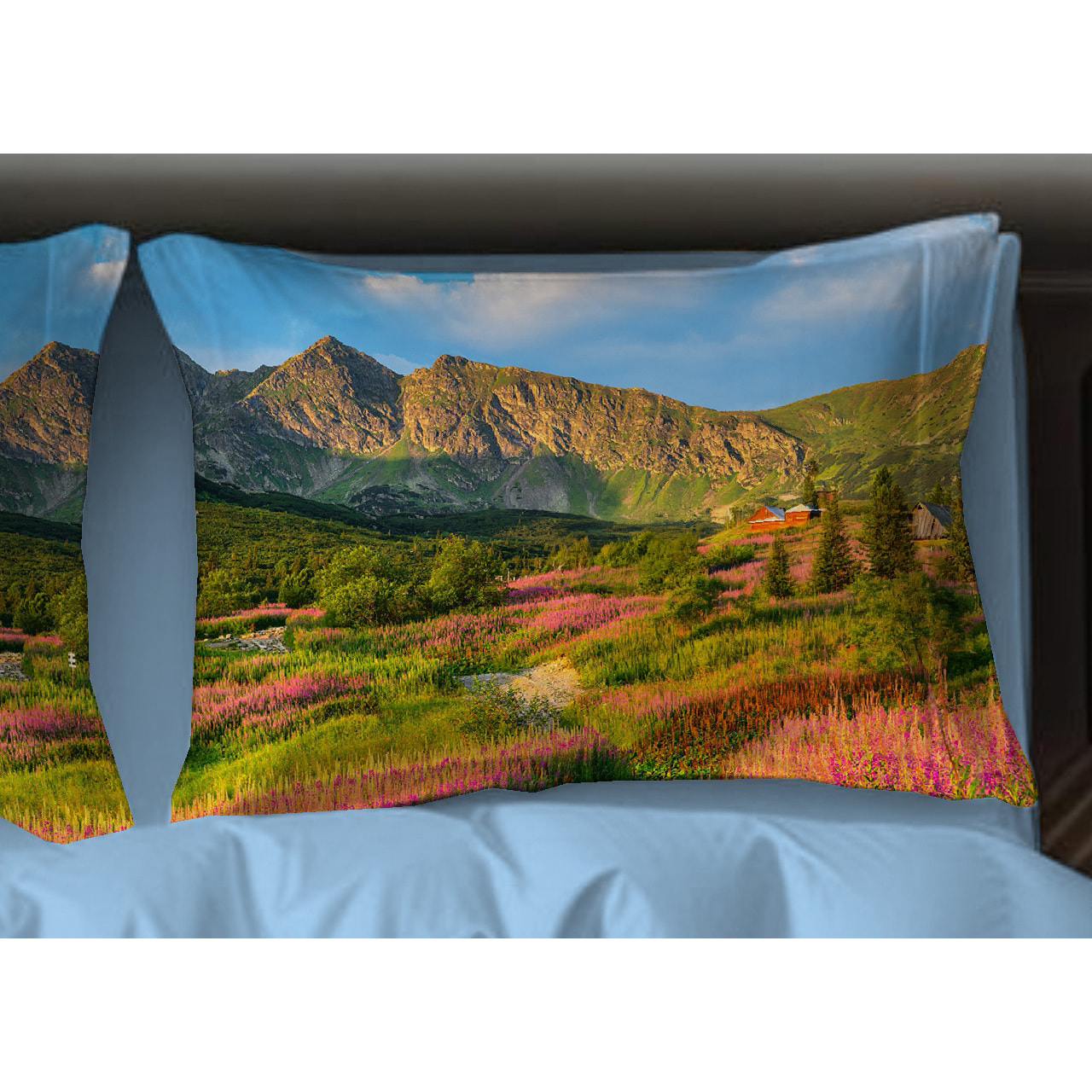 Copripiumino Stampa Digitale Disegno Svizzera Misura Letto Matrimoniale