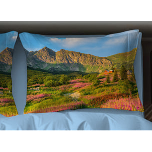 Copripiumino Stampa Digitale Disegno Svizzera Misura Letto Matrimoniale