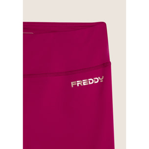 Leggings corsaro vita alta in tessuto tecnico quick dry