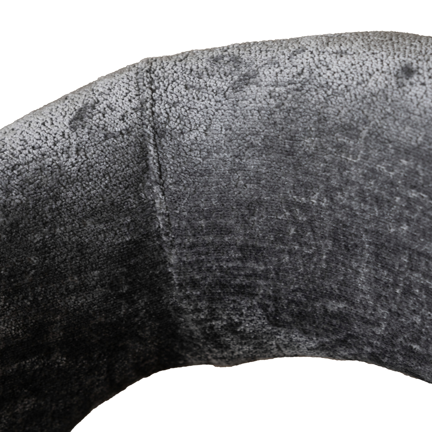 Chaise en chenille grise EHBA