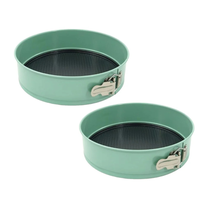 Lot de 2 moules à manqué 25/25 cm en acier carbone Divers Divers Zenker  Divers