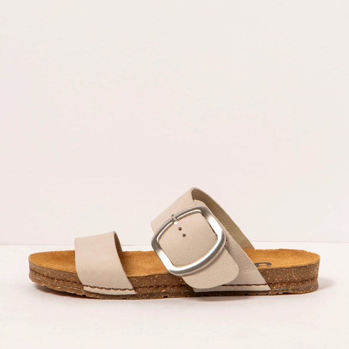 Sandalias 0175 NOBUCK BONE/ CRETA color Bone