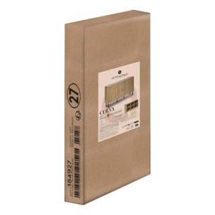 Buffet 2 portes "Colva" effet chêne 140x80cm