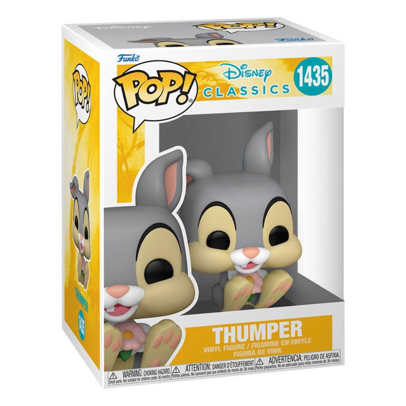 Bambi 80th Anniversary Pop! Disney Vinile Figura Thumper 9 Cm Funko