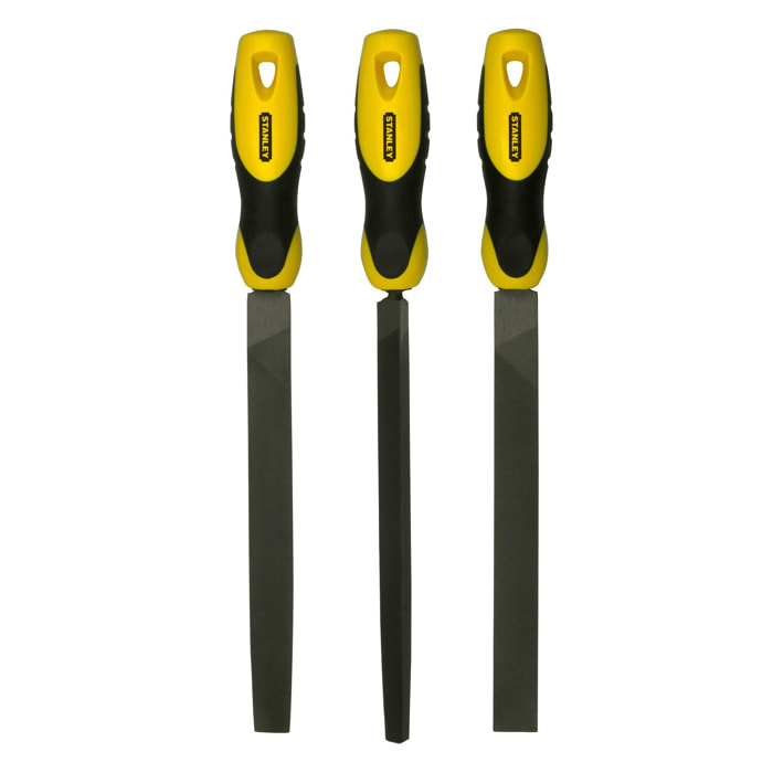 Jeu de 3 pièces limes mi-douces 200mm
