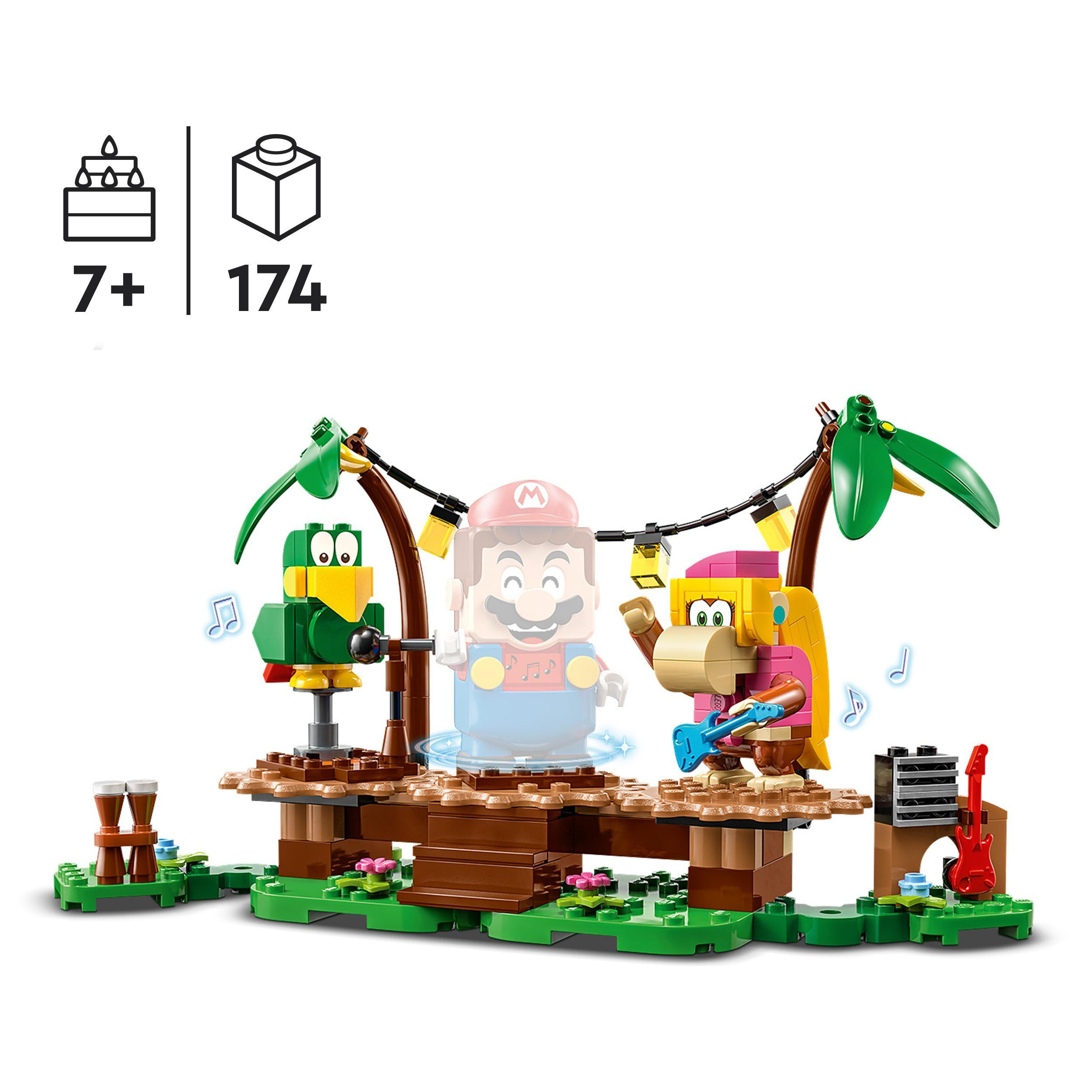 LEGO SUPER MARIO 71421 - PACK DI ESPANSIONE CONCERTO NELLA GIUNGLA DIXIE KONG