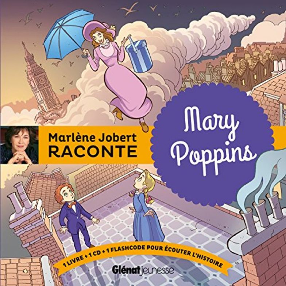 Jobert, Marlène | Mary Poppins: D'après Pamela Travers - Livre CD | Livre d'occasion