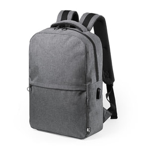 Mochila Conexión USB. Bolsillo Acolchado para Portátil y Tablet. Parte Trasera y Cintas Acolchadas