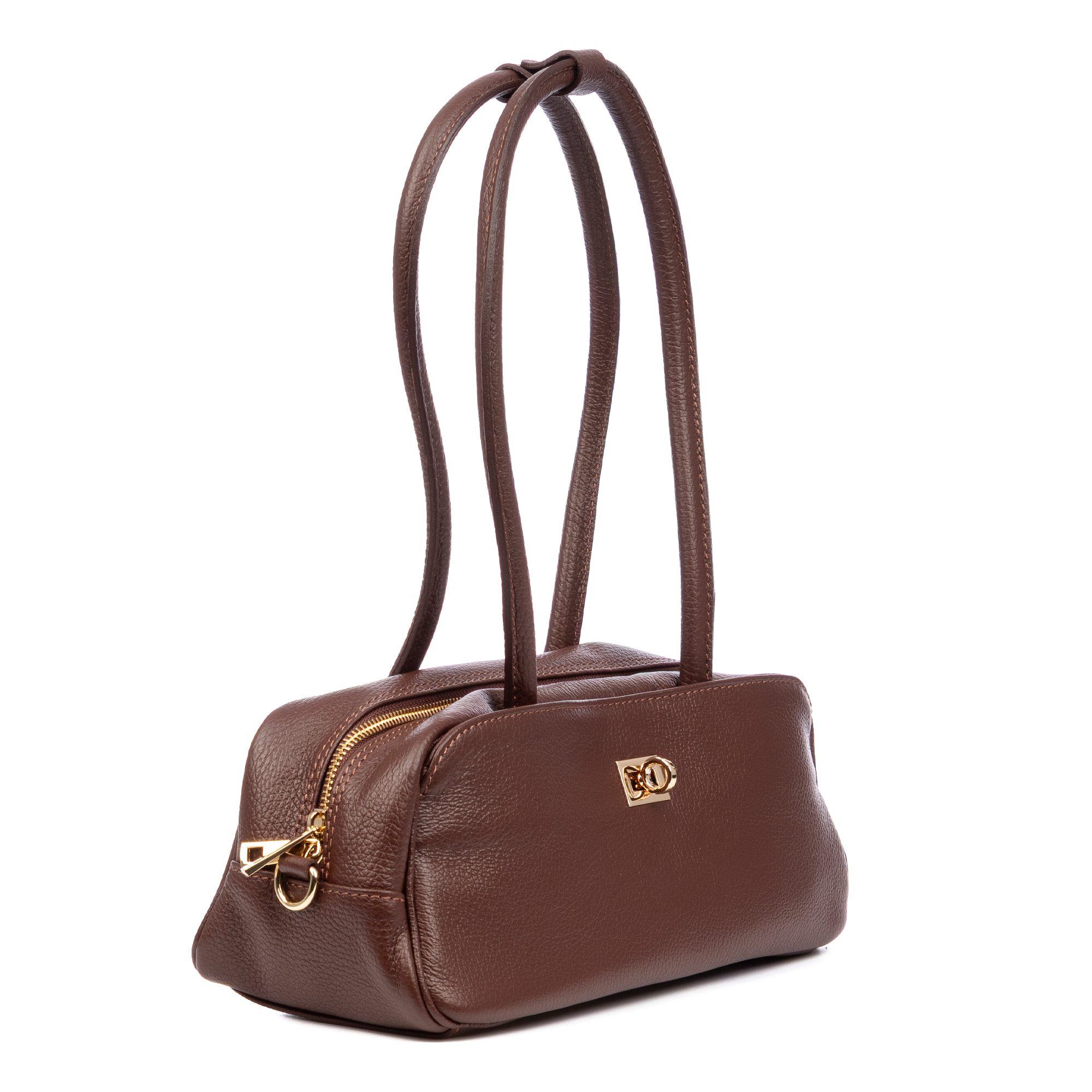 Baranzate borsa a spalla donna. Pelle autentica Dollaro.