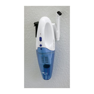 Aspirateur à main 2en1 sans fil Clatronic AKS 828 Blanc/bleu