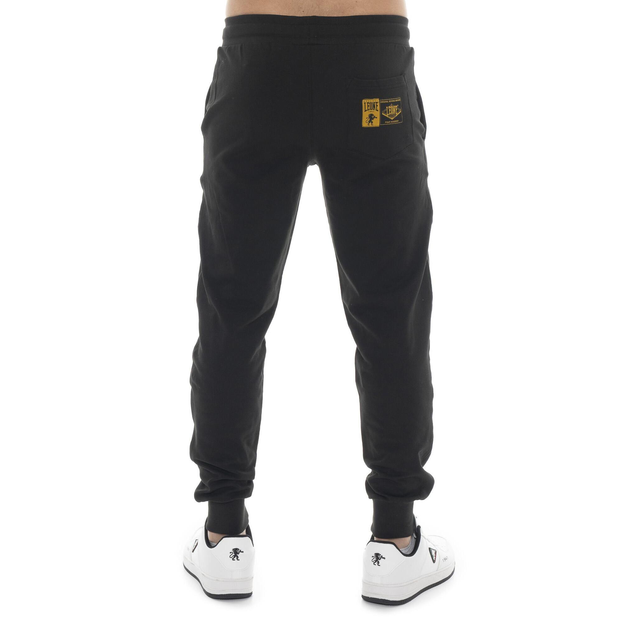 Pantalón deportivo de invierno para hombre con puños, estampado Leone 1947 Gold