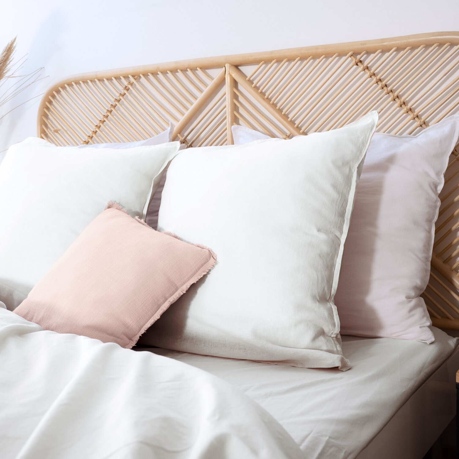 Drap housse coton lave blanc