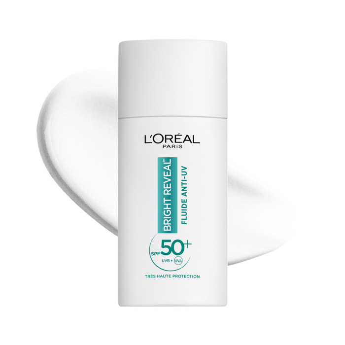 L'Oréal Paris Bright Reveal Fluide Anti-UV SPF50+ Anti-Taches Niacinamide 50ml