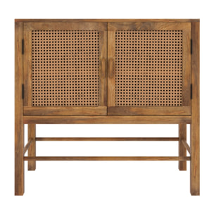Buffet 2 portes en cannage - Tiki