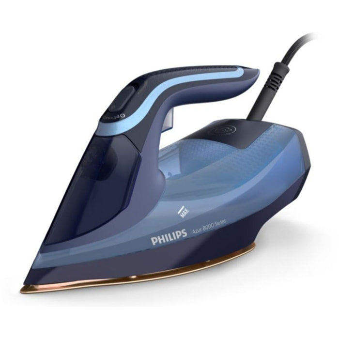 Fer à repasser PHILIPS DST8020/20 fer à vapeur Série 8000 Bleu clair, 3000W