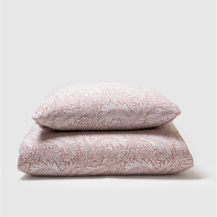 Funda nórdica algodón geranio rosa keike