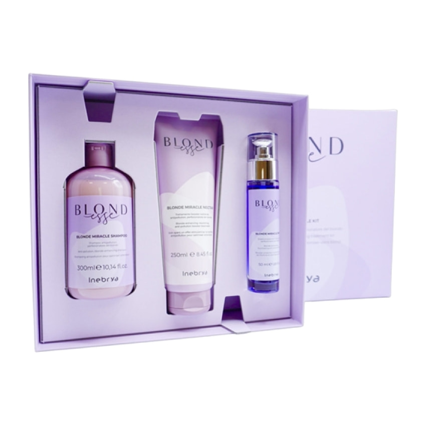 INEBRYA Blondesse Blonde Miracle Blonde Miracle Kit 300ml+250ml+50ml